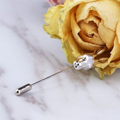 Rabbit Lapel Stick Pin - refined