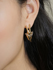 Finger Stud Earrings