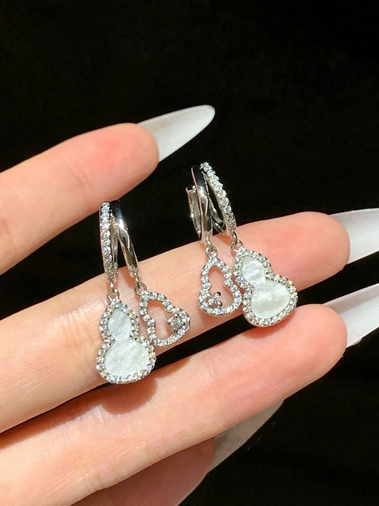 Hulu Double Charm Drop Earrings