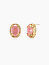 Gemstone Stud Earrings