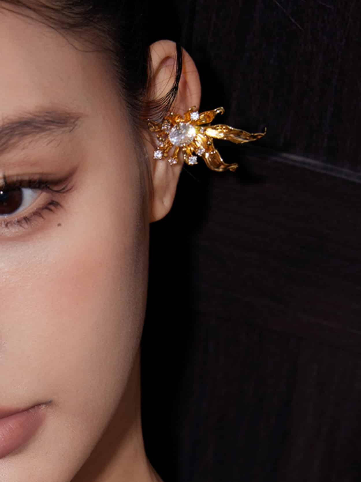 Floral Clip-On Earrings