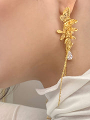 Butterfly Flower Earrings