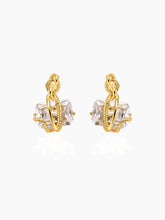 Knot Gemstone Stud Earrings