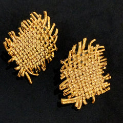 Braided Stud Earrings