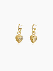 Love Heart Drop Earrings