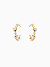 Diamond Hoop Earrings