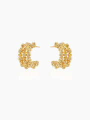 Cute Braided Stud Earrings