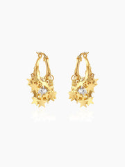 Star Hoop Earrings