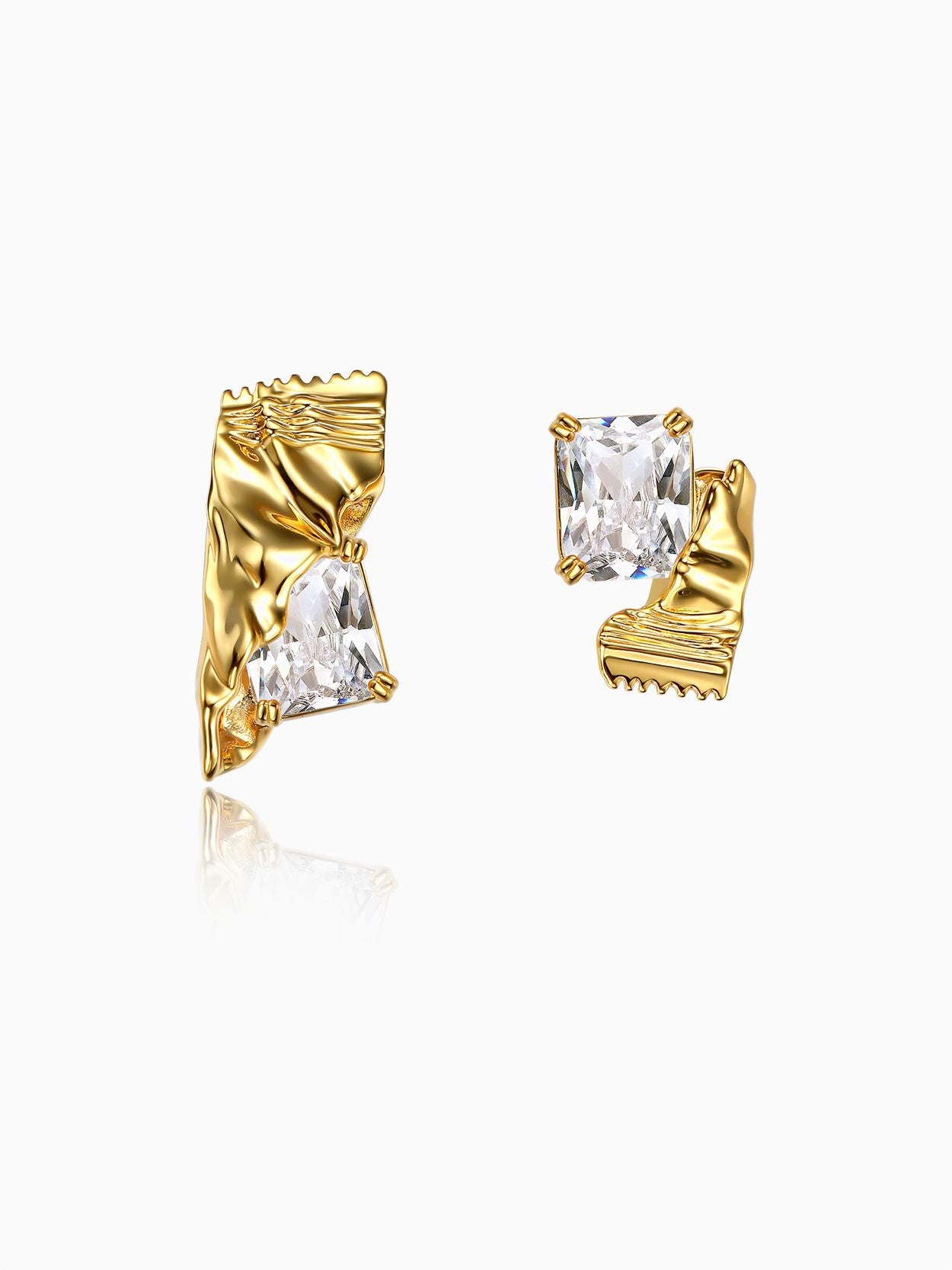 Candy Paper Stud Earrings