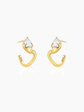 Zircon Hoop Earrings