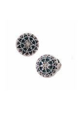 Engraved Enamel Cufflinks