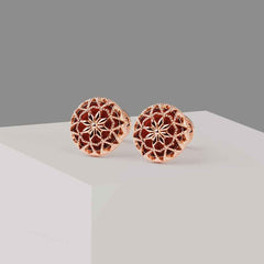 Engraved Enamel Cufflinks