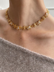 Braided Gemstone Necklace