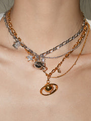 Saturn Chain Necklace