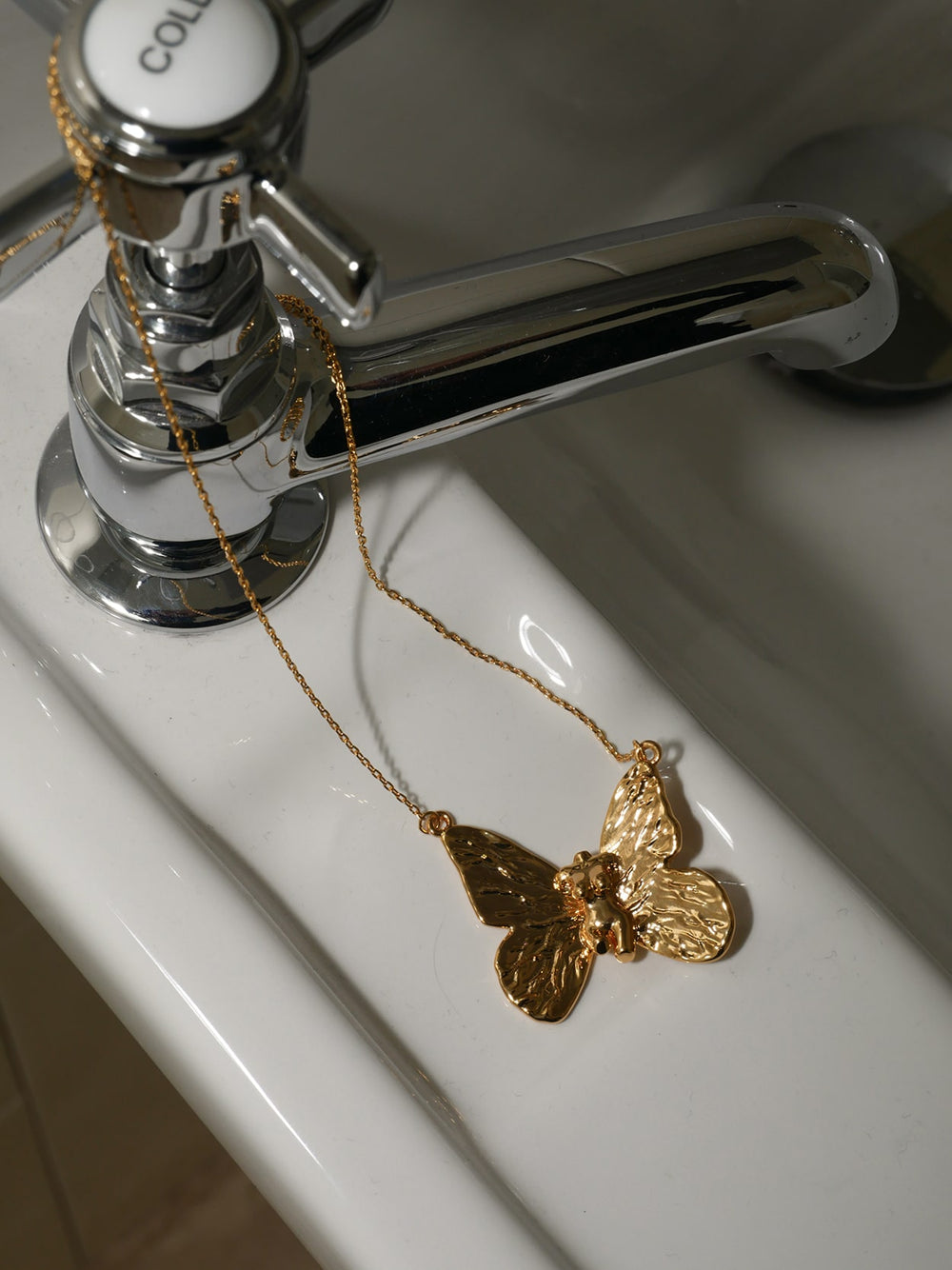 Butterfly Necklace with Pendant