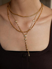 Gold Y-Necklace