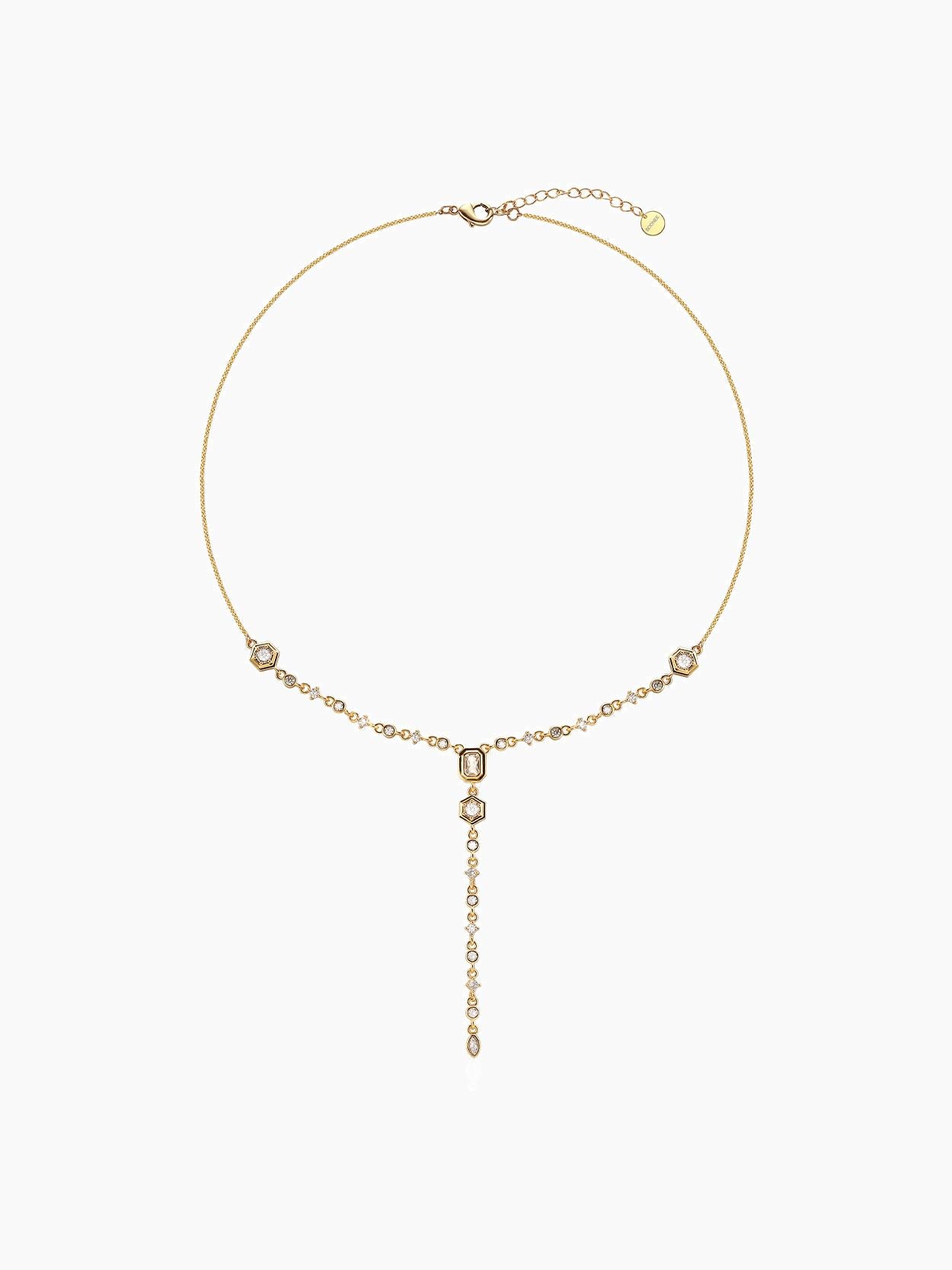 Gold Y-Necklace