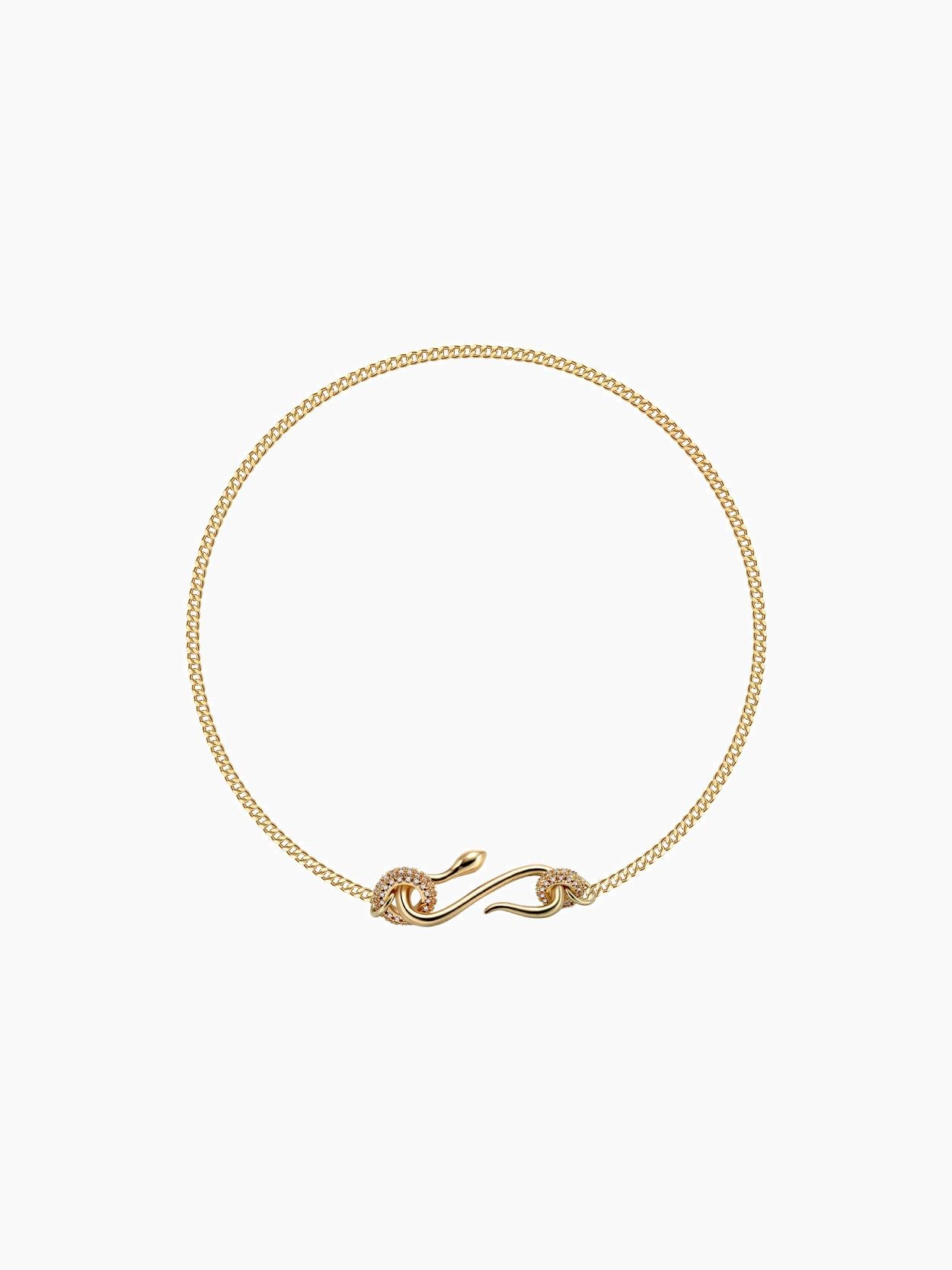 Circle Snake Necklace