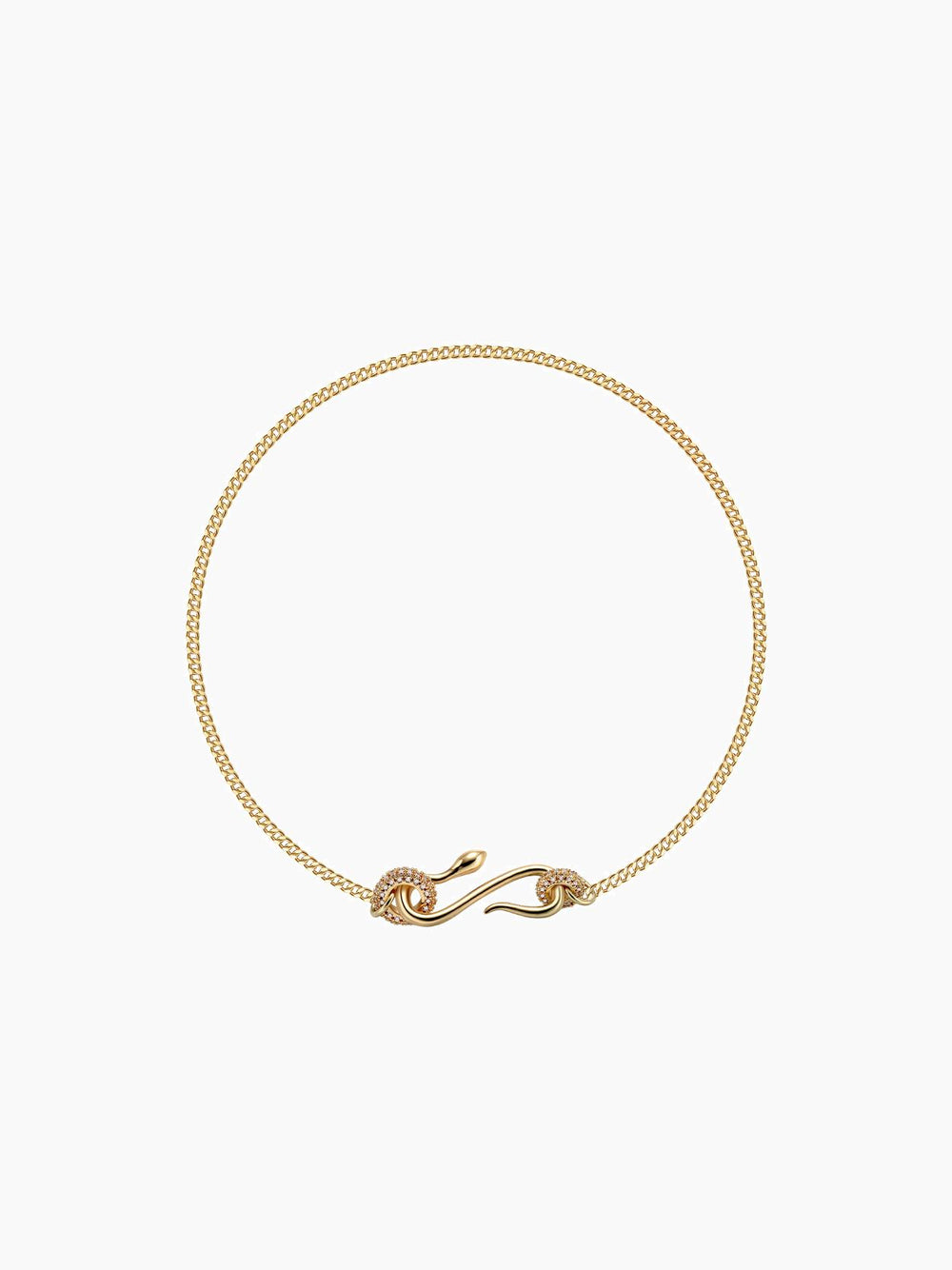 Circle Snake Necklace