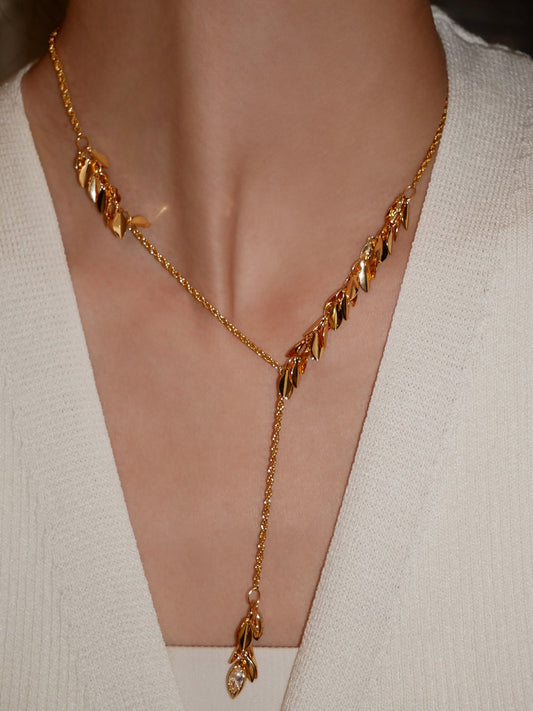 Wheatsheaf Y-Necklace