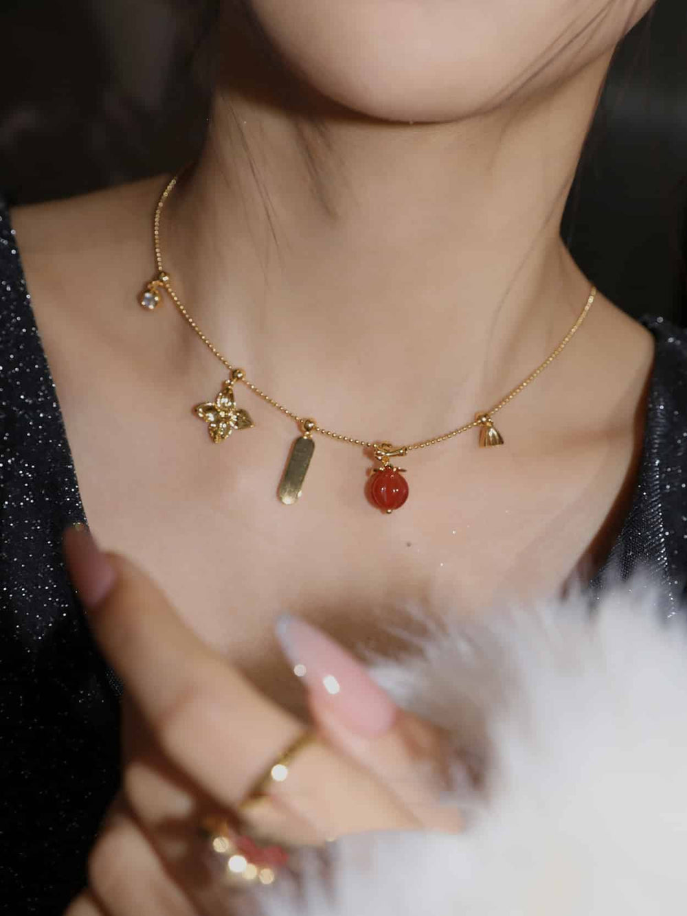 Red Agate Necklace