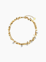 Star Necklace with Diamonds