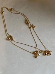 Vintage Gold Bead Necklace