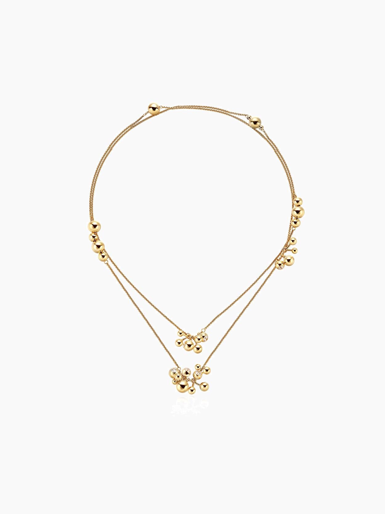 Vintage Gold Bead Necklace