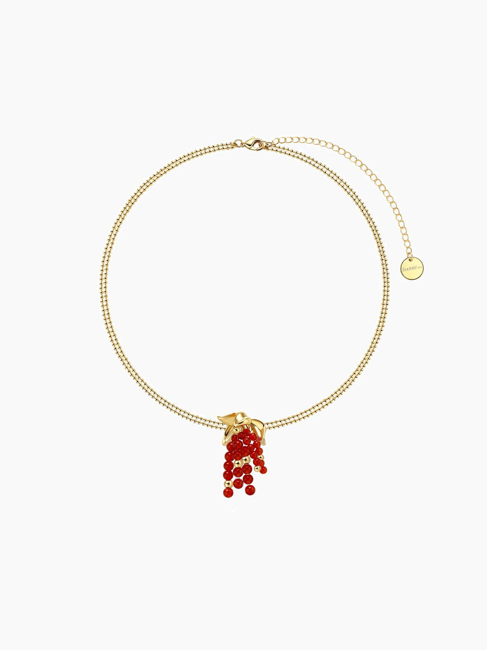 Onyx Tassel Necklace