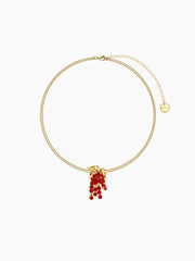 Onyx Tassel Necklace