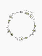 Gemstone Flower Necklace