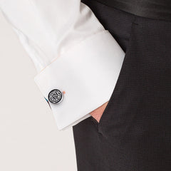 Floral Enamel Cufflinks