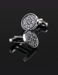 Floral Enamel Cufflinks