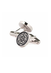 Floral Enamel Cufflinks