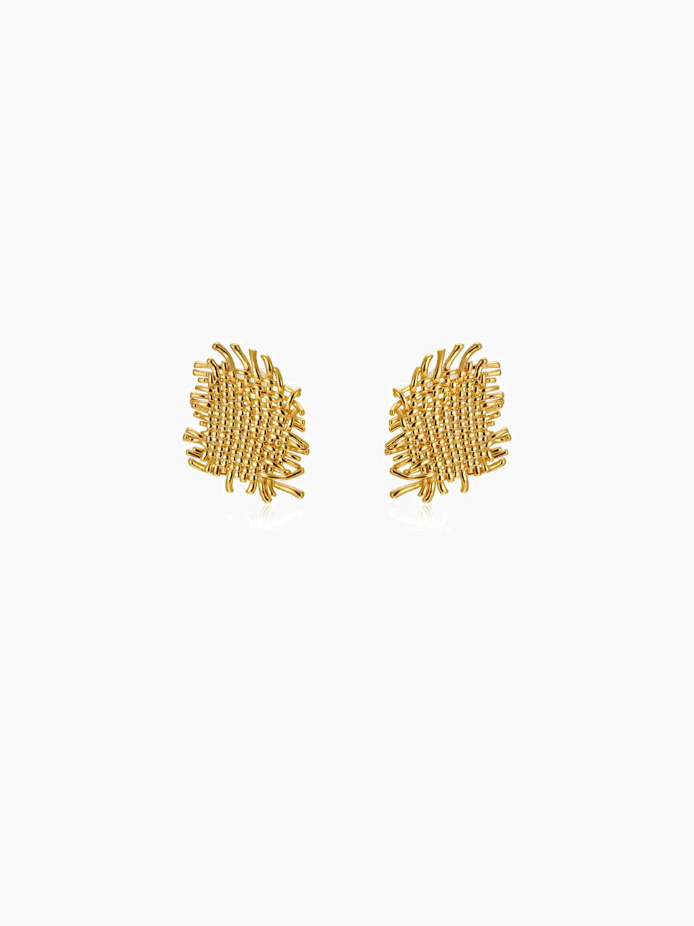 Braided Stud Earrings