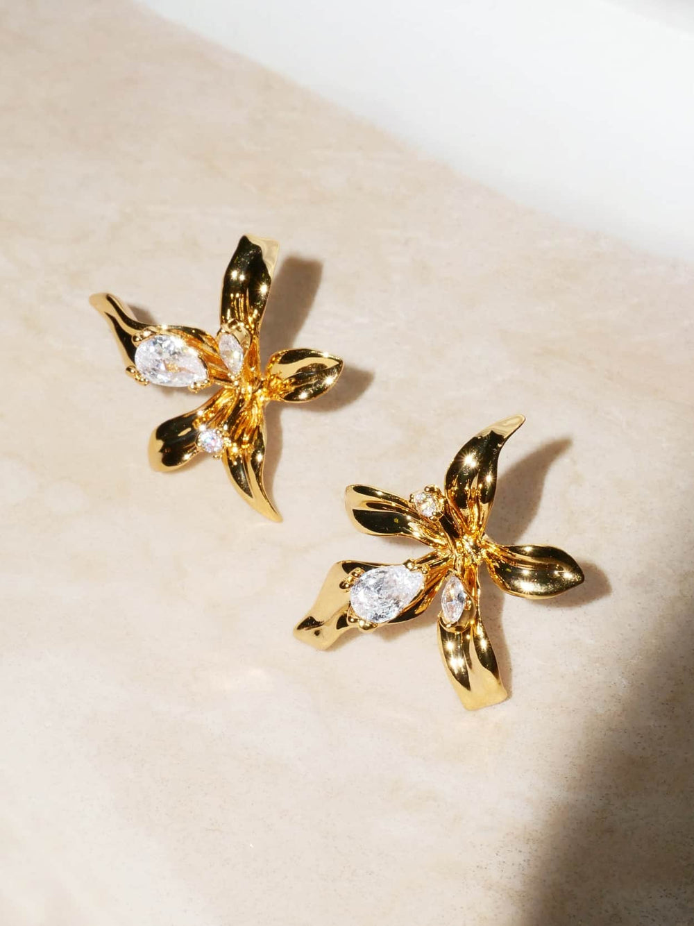 Blooming Flower Stud Earrings