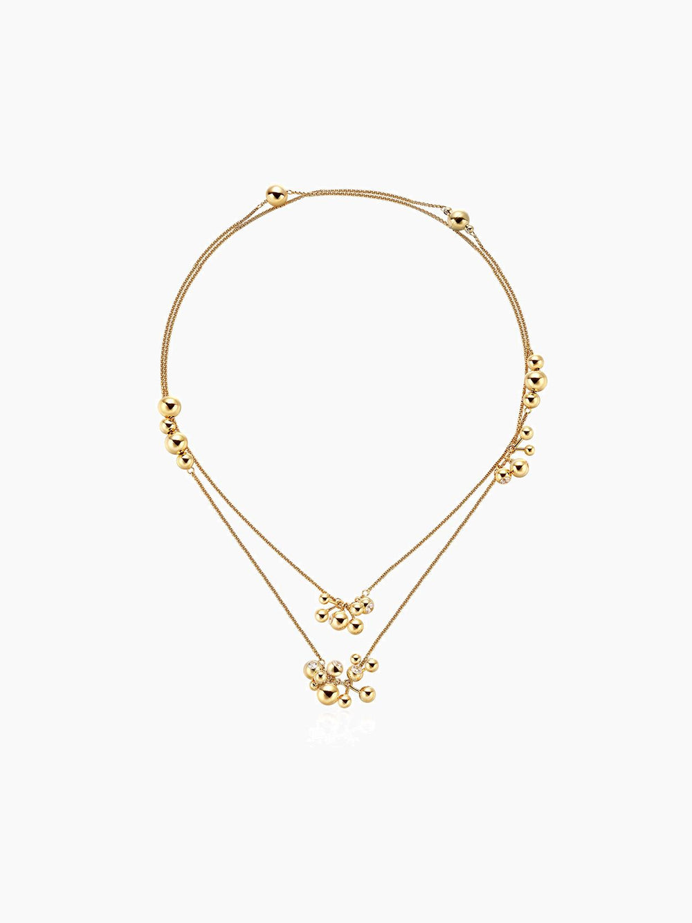 Vintage Gold Bead Necklace